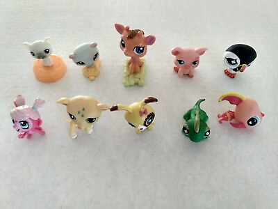#ad Lot of 10 Little Pets by Hasbro $25.00
