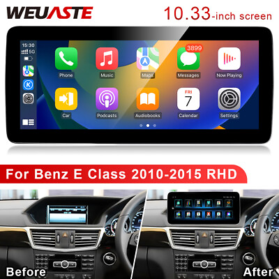 #ad Car GPS 10.33#x27;#x27; Android Nav Media Headunit For Mercedes Benz E Class 2010 15 RHD $391.51