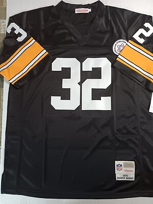 #ad Pittsburgh Stealers #32 Franco Harris Throwback Stitched Football Jersey Men 52 $54.00
