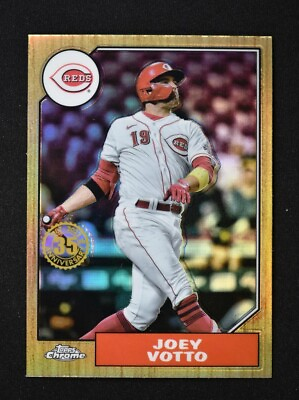 #ad 2022 Topps Chrome 1987 Baseball #87BC 4 Joey Votto Cincinnati Reds $0.99
