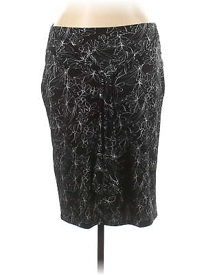 #ad Halogen Women Black Casual Skirt XL $16.74