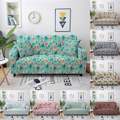 #ad Cute Pattern Sofa Cover For Living Room Elastic Slipcover Anti dust Couch Cover $71.10