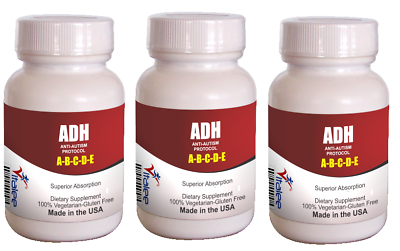 #ad ADH Autism amp; Attention Deficit Neuro disorder Pack 3 bottles 60ct $130.99