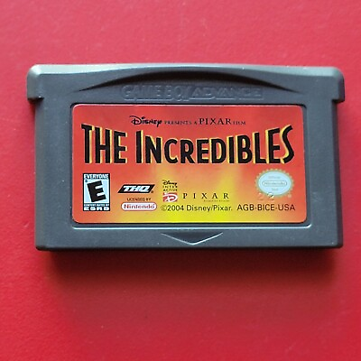 #ad Game Boy Advance Incredibles Nintendo GBA Disney Kids Pixar Movie Video Games $9.97