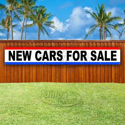 #ad NEW CARS FOR SALE Advertising Vinyl Banner Flag Sign LARGE HUGE XXL $305.99