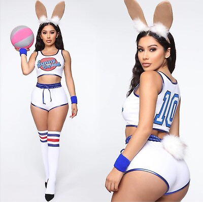 #ad Space Jam Lola Bunny Rabbit Cosplay Costume Ideal for Halloween Women Cosplay $37.99