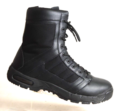 #ad Original S.W.A.T. Men#x27;s 13 M Zip Lace Hook amp; Loop Leather Tactical Boots Black $25.00
