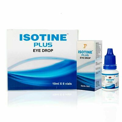 #ad Pack of 6 Isotine Plus Eye Drop Pure Herbal and 100% Genuine Eye Drops 10ml $17.99