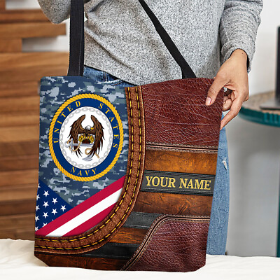 #ad US Army Veteran Tote Bag Navy Army Veteran Handbag Love Veteran Shoulder Bag $25.99