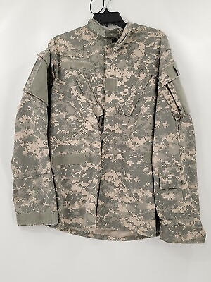 #ad Coat Aircrew Combat Mens Adult Size M Reg Color Military Long Sleeve Zip Up $20.99