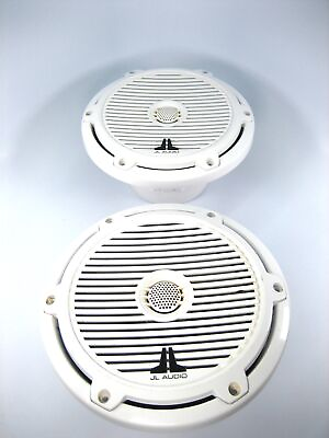 #ad JL Audio MC77CCX5 4 W Marine Speakers 6.5#x27;#x27; Set White Classic Grille Tested $199.99