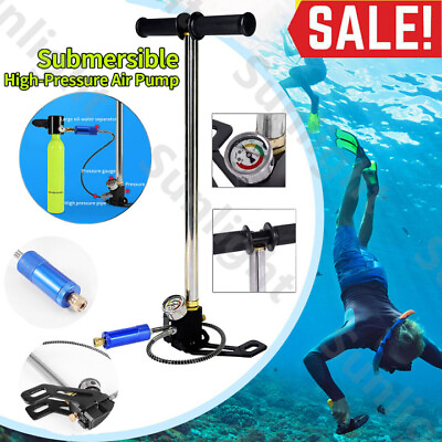 #ad 4500psi Air Hand Pump High Pressure for Smaco Scuba Diving Oxygen Cylinder Tank $79.99