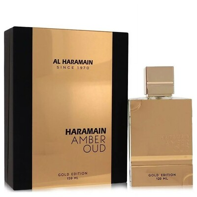 #ad Amber Oud Gold Edition by Al Haramin EDP 4oz Unisex New Sealed Box $53.80