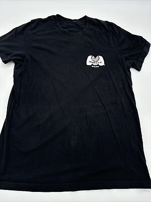 #ad Marcos Pizza T Shirt Men Large Black Graphic Print…#6356 $14.99