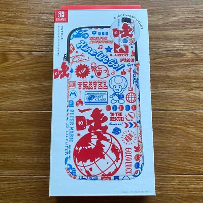 #ad Super Mario Multi Pouch for Nintendo Switch Original Travel Pattern official New $30.40