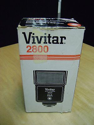 #ad Flash with Box Vivitar 2800 Auto Thyristor Bounce in Great working Condition $20.25