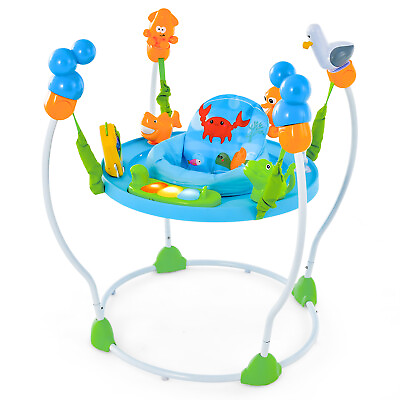 #ad Underwater World Themed Baby Jumper Baby Bouncer w Developmental Toys $82.99