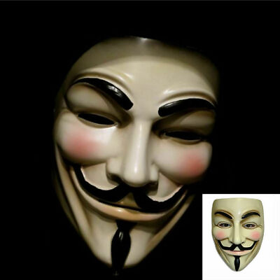 #ad 2 Pack of V for Vendetta Mask Fawkes Anonymous Halloween Cosplay Party Costume $8.99