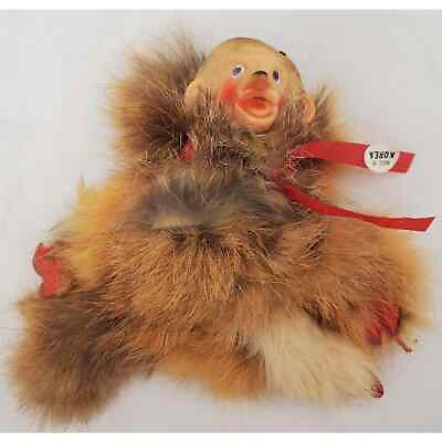 #ad Vintage Monkey w Rubber Face amp; Rabbit Fur Possibly an Old Marionette No Strings $13.99