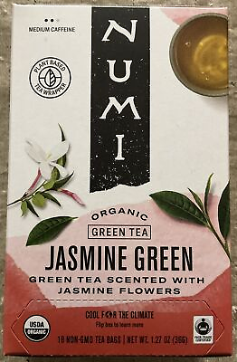 #ad Numi Organic Jasmine Green Tea 18 Tea Bags Pack of 6 $24.99