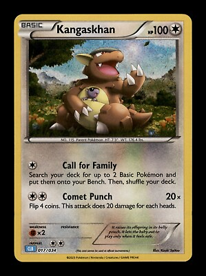 #ad Kangaskhan 017 034 Foil Pokemon Classic Trading Card Game $5.99