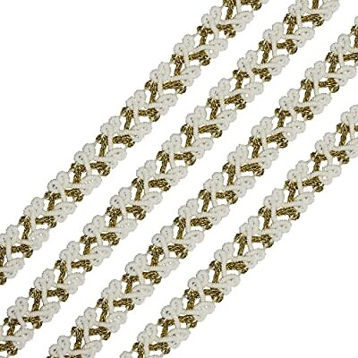 #ad 8Yards 15mm 0.59inch Wide Fabric Decorative Lace Webbing for All Kinds of Sew... $15.24