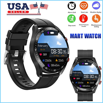 #ad Smart Watches Bluetooth Military Outdoor Sports Fitness Tracker w Charging Wire $18.29