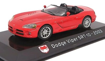 #ad DODGE VIPER SRT 10 CAR 2003 1:43 INC STAND CASE UNOPENED GBP 19.75