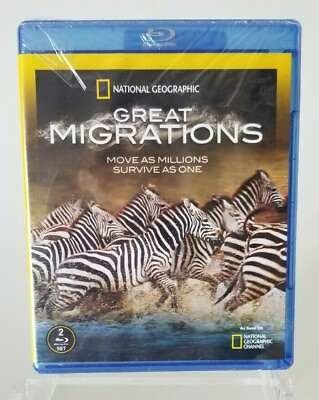 #ad National Geographic: Great Migrations Blu ray Disc 2010 2 Disc Set New $9.00