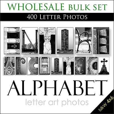 #ad Wholesale Art Letter Art Alphabet Photos Bulk Set. Qty 400. Size 4quot;x6quot; ea. BW Ar $149.99