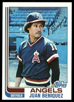 #ad 1982 Topps Juan Beniquez #572 NM MT Or Better California Angels $1.50
