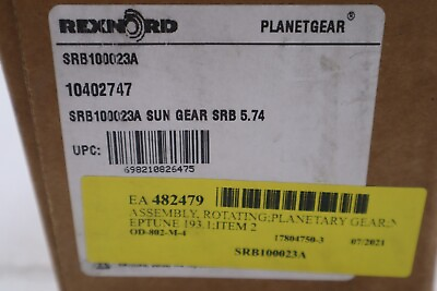 #ad Rexnord SRB100023A Sun Gear SRB 5.74 Rotating Planet gear #K 2215 $200.00