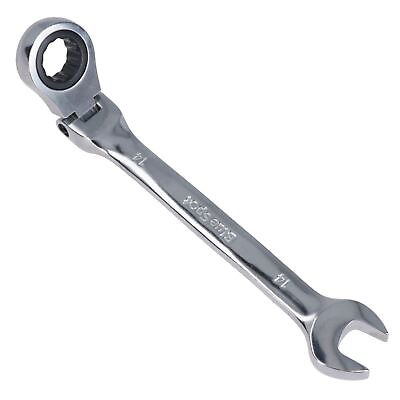 #ad 14mm Metric Flexible Combination Ratchet Spanner Wrench Bi Hex 12 Sided GBP 8.90