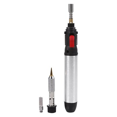 #ad Soldering Iron Pen 4 in 1 Cordless Butane Gas Soldering Iron Kit Temperature... $26.00