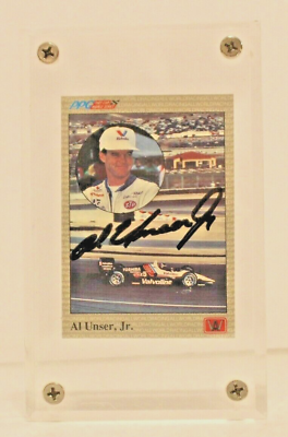 Indy 500 Champion Al Unser Jr. signed autographed 1991 A amp; S Racing card # S1 $6.99