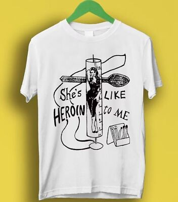 #ad Heroin t shirt cotton white shirt gift for fan unisex t shirt $8.99