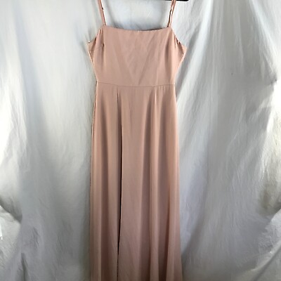 #ad Show Me Your Mumu Dress Women Size Medium Light Pink Lauren Tie Maxi Bridesmaid $29.76