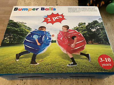 #ad 2Pcs Inflatable Bumper Ball Inflatable Buddy Bounce Balls Child 64x60 Cm $28.99