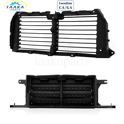 #ad For Ford F150 2015 2017 UpperLower Radiator Grille Air Shutter Control Assembly $161.49