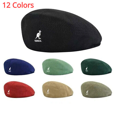 #ad Kangol 504 Ventair Beret Hat Breathable Flat Cap Summer Newsboy Woven Casual Hat $12.99