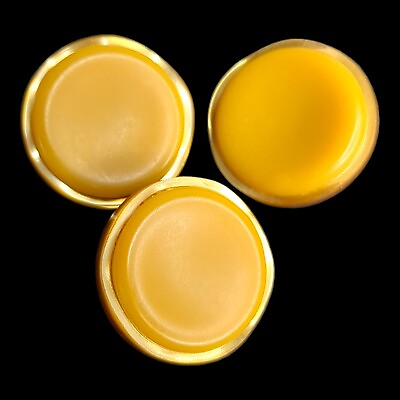 #ad Lot 3 Medium Buttons VTG Brown Gold Decorative Edge Size 21mm Shank $4.75