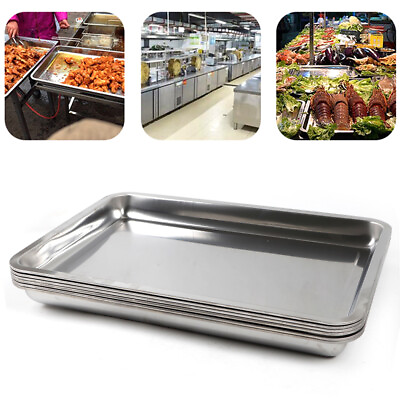 #ad 1.3quot; Size Deep Solid Stainless Steel Hotel Steam Table Food Pan 6 Pack Silver $23.75