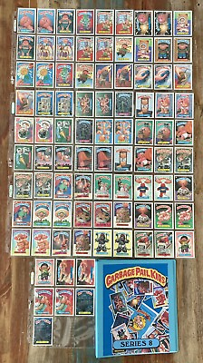 #ad 1987 TOPPS GARBAGE PAIL KIDS OS8 ORIGINAL SERIES 8 COMPLETE 88 CARD VARIATIONS $99.71