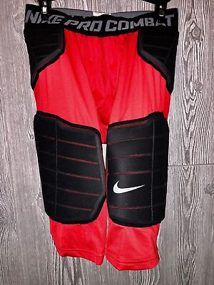 #ad NIKE Pro Hyperstrong DeTech Padded Red Black Basketball Shorts NEW Mens Sz XL $48.67