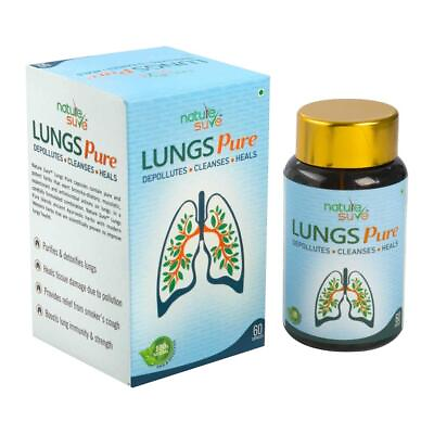 #ad Nature Sure Lungs Pure Capsules For Men And Women 60 Capsules $25.04