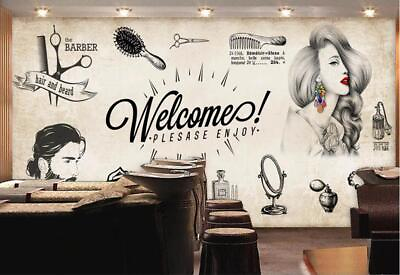#ad 3D Elegant Hair Design 9077NA Wallpaper Wall Murals Wall Paper Print Mural Romy $66.99