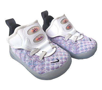 #ad Nike Lebron 19 XVIII TDV Toddler Purple Blue Sneakers Size 3C Shoes CT4706 900 $23.79