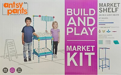 #ad NEW Antsy Pants Toy Build amp; Play Market Kit Market Shelf 18.3quot;x14quot;x48.6quot; Ages 4 $29.69