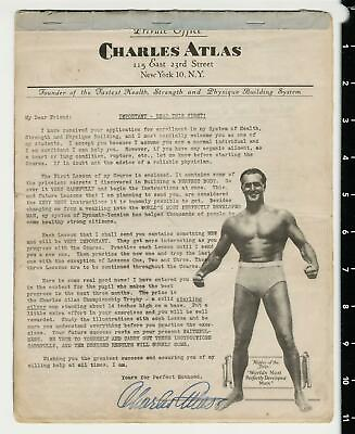 #ad c. 1940#x27;s Charles Atlas Health amp; Strength Course 18 Manuals $500.00
