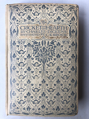 #ad Charles Dickens Cricket of the Hearth 1905 Deluxe Edition Christmas Story Rare $50.00